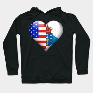 Half American Half Galician - Gift for Galician From Galicia Hoodie